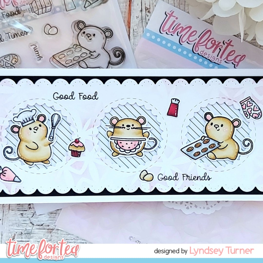 SET DEAL: Time For Tea Designs - Baked With More Love Clear Stamp Set
