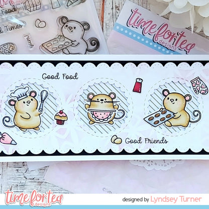 SET DEAL: Time For Tea Designs - Baked With More Love Clear Stamp Set