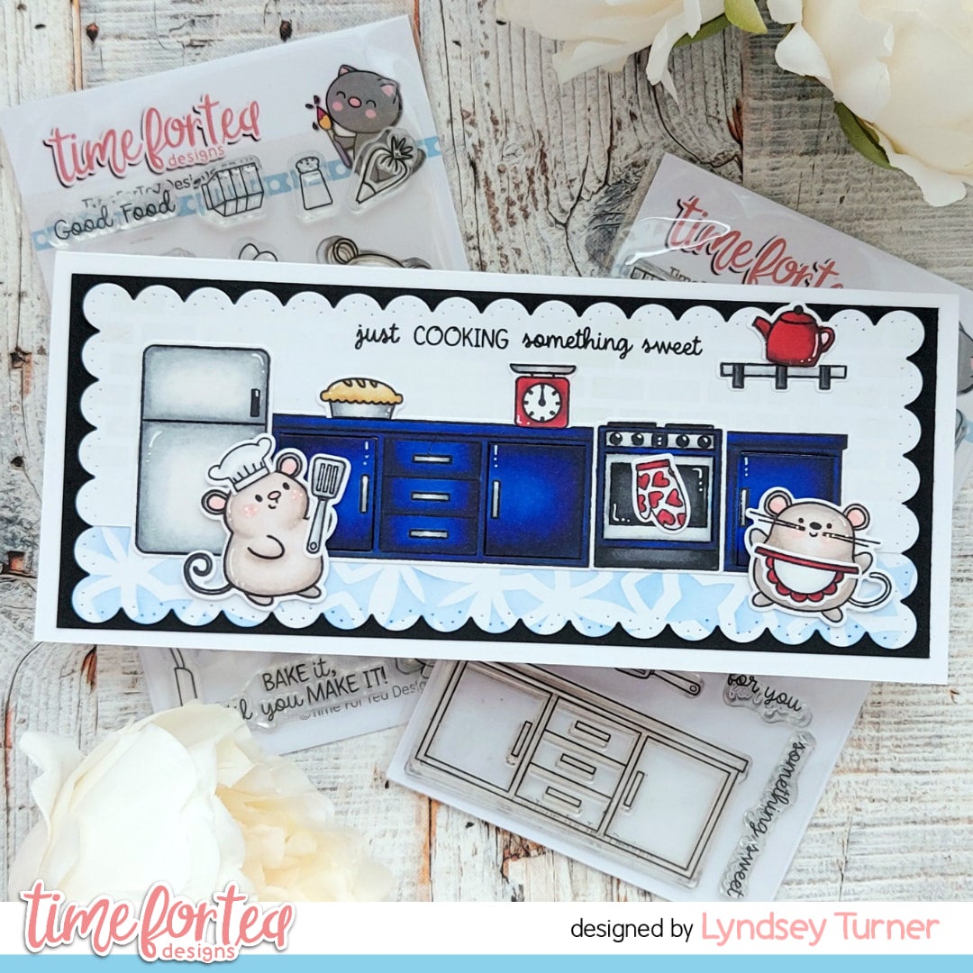 SET DEAL: Time For Tea Designs - Baked With More Love Clear Stamp Set