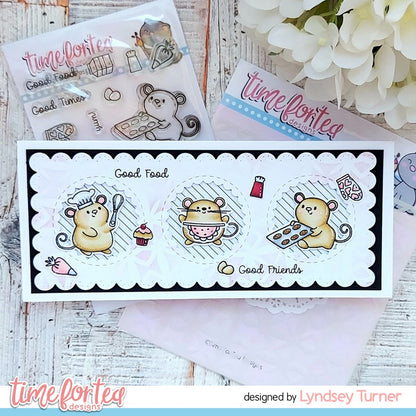 SET DEAL: Time For Tea Designs - Baked With More Love Clear Stamp Set