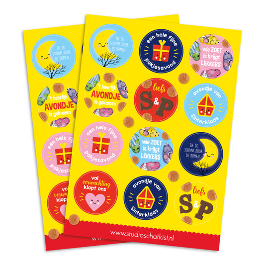 Studio Schatkist - Sticker Sheet Sinterklaas A5 (1pcs) (NL)
