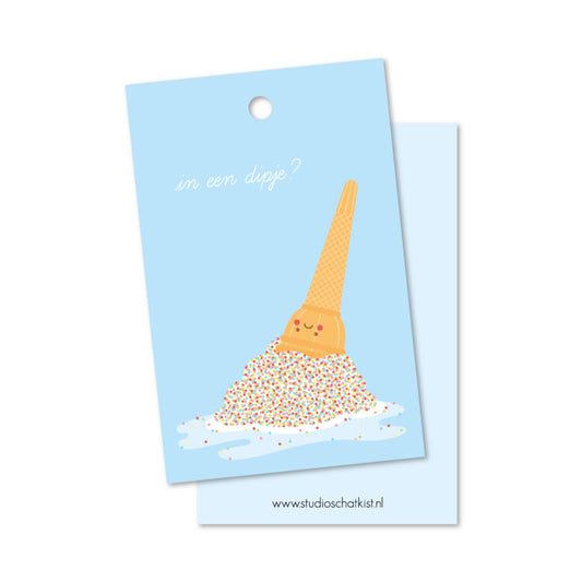 Studio Schatkist - Gift Tag In een dipje? (NL)