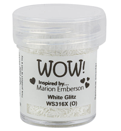 WOW! - Embossing Powder White Glitz