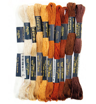 Stafil - Embroidery Thread Beige/Brown/White