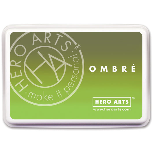 Hero Arts - Ombre Ink Pad Lime To Forever Green