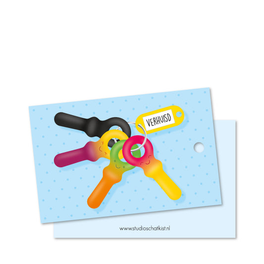 Studio Schatkist - Gift Tag Verhuisd (NL)