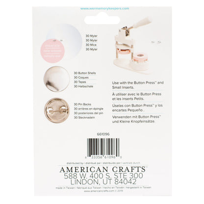 We R Makers - Button Press Refill Pack Small (25mm)