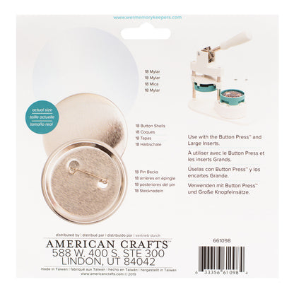 We R Makers - Button Press Refill Pack Large (58mm)