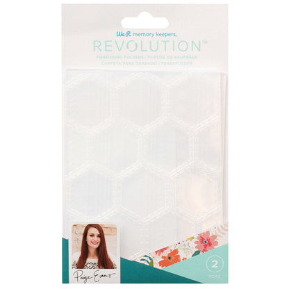 We R Makers - Paige Evans Revolution Embossing Folder (2pcs)