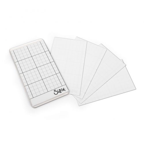 Sizzix - Sticky Grid Sheets 6,35x11,43cm (5pcs)