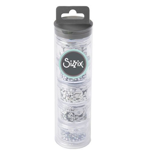 Sizzix - Sequins & Beads Silver