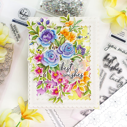SET DEAL: Pinkfresh Studio - Heart Smiles Clear Stamp + Die Set