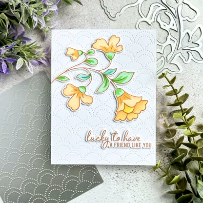 SET DEAL: Pinkfresh Studio - Heart Smiles Clear Stamp + Die Set