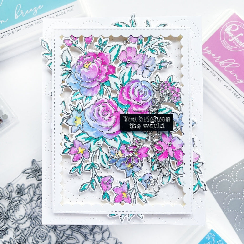 SET DEAL: Pinkfresh Studio - Fancy Rose Bunch