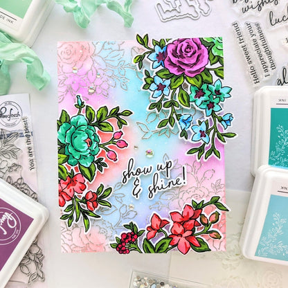 SET DEAL: Pinkfresh Studio - Fancy Rose Bunch
