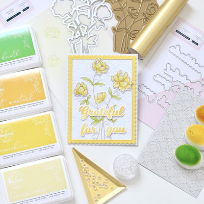 Pinkfresh Studio - Go For It Coloring Stencils (5pcs)