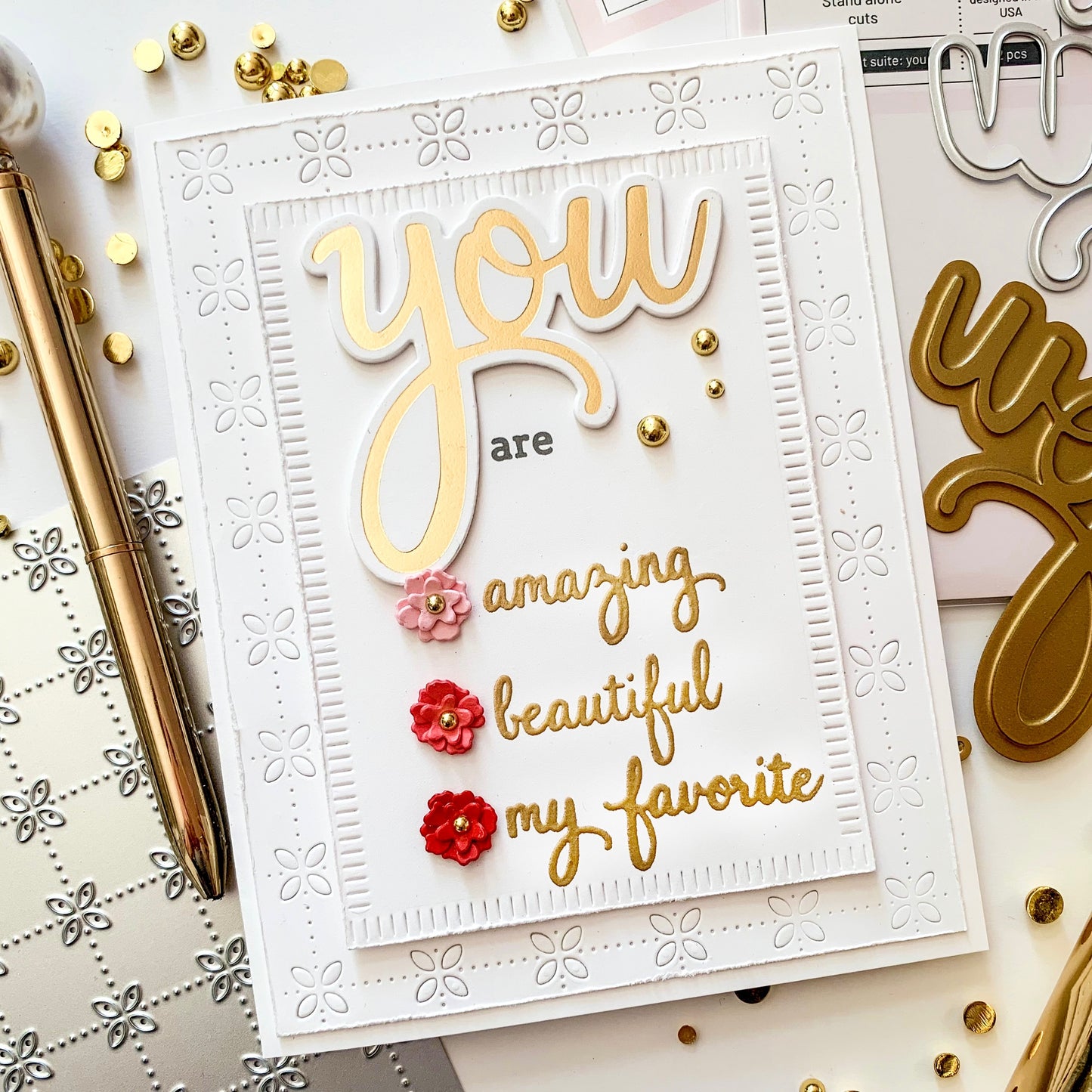 Pinkfresh Studio - You Hot Foil Plate
