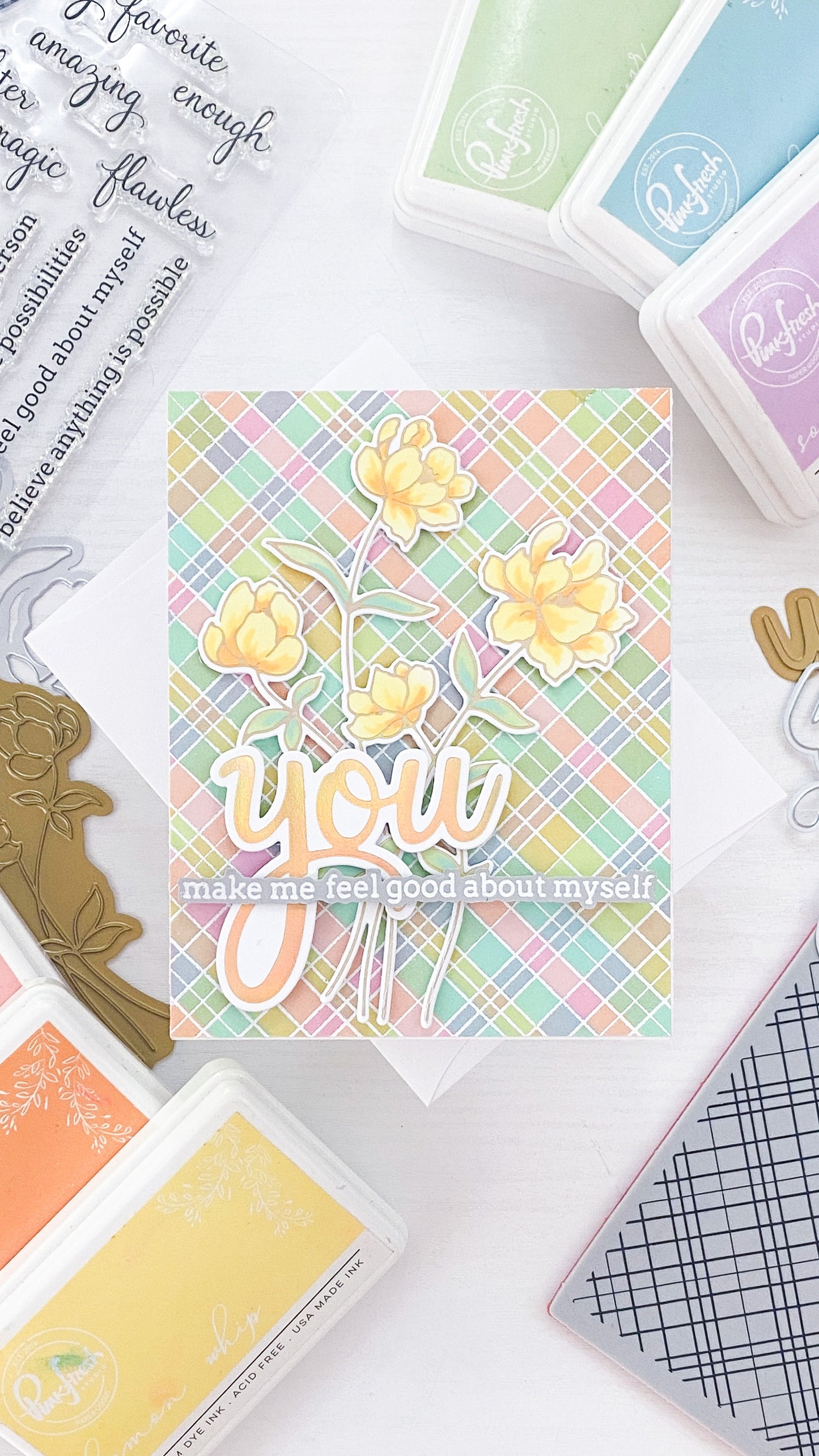 Pinkfresh Studio - You Hot Foil Plate