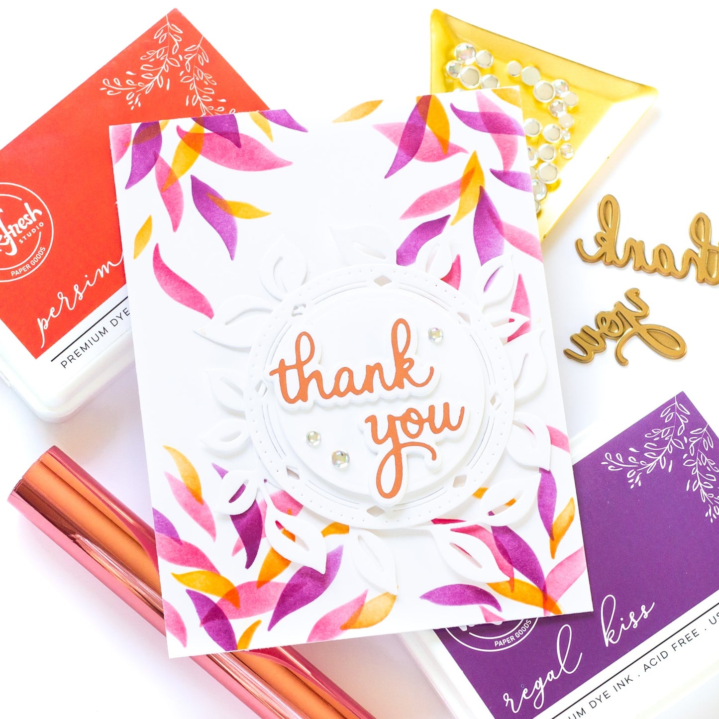 Pinkfresh Studio - Thank You Hot Foil Plate