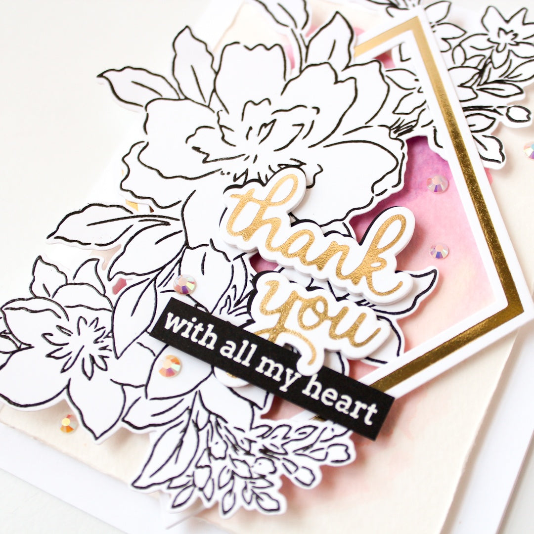 Pinkfresh Studio - Thank You Hot Foil Plate