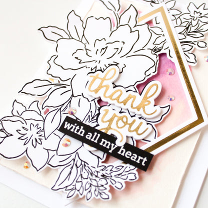 Pinkfresh Studio - Thank You Hot Foil Plate