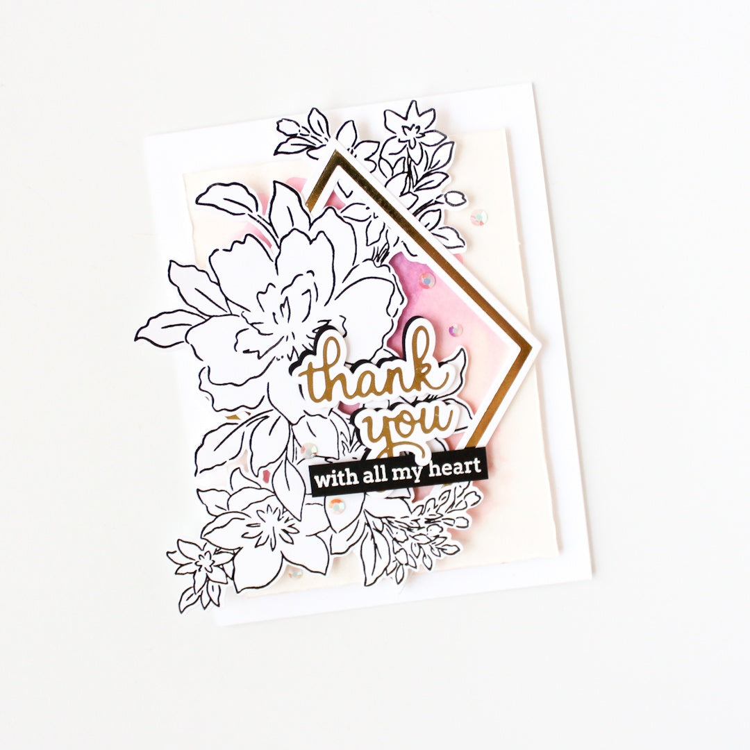Pinkfresh Studio - Thank You Hot Foil Plate