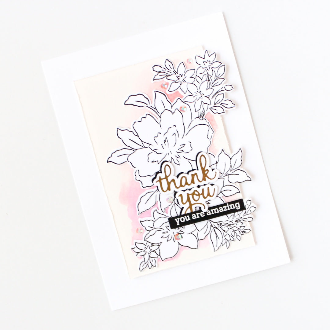 Pinkfresh Studio - Thank You Hot Foil Plate