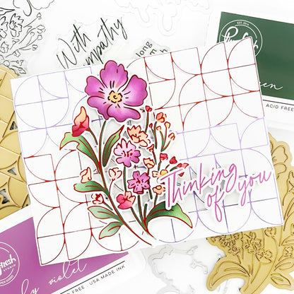 Pinkfresh Studio - With Sympathy Hot Foil Plate