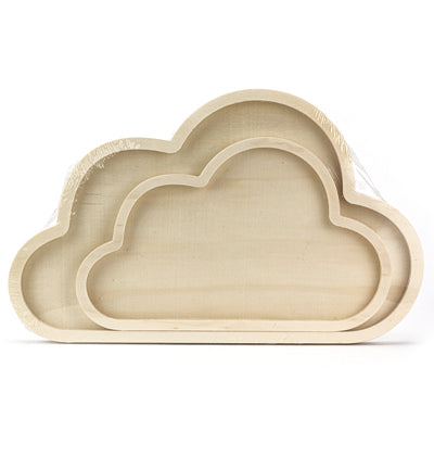 Stafil - Wooden Cloud (2pcs)