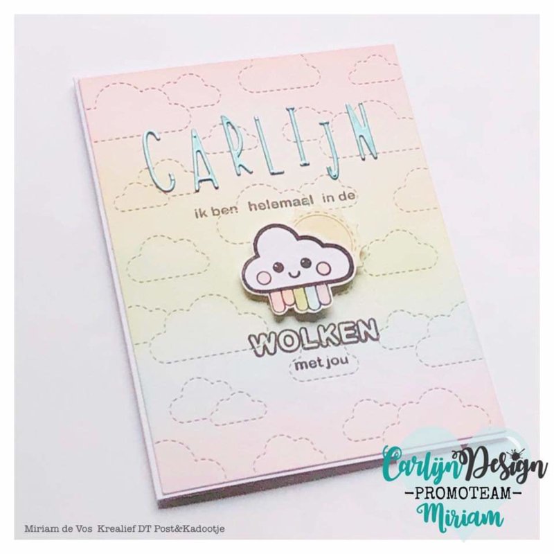 *Cloud9 Crafts & CarlijnDesign - In de wolken Stempels (In the clouds) Limited Edition