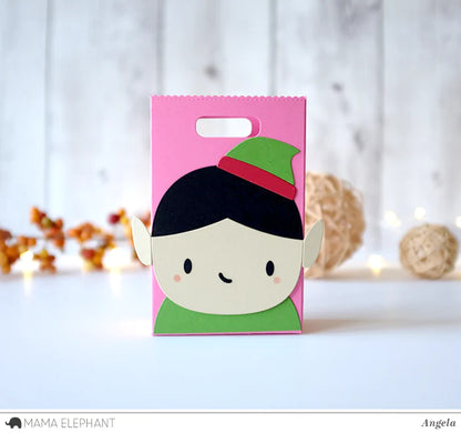 Mama Elephant - Favor Bag Accessory - Santa Elf - Creative Cuts