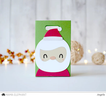Mama Elephant - Favor Bag Accessory - Santa Elf - Creative Cuts
