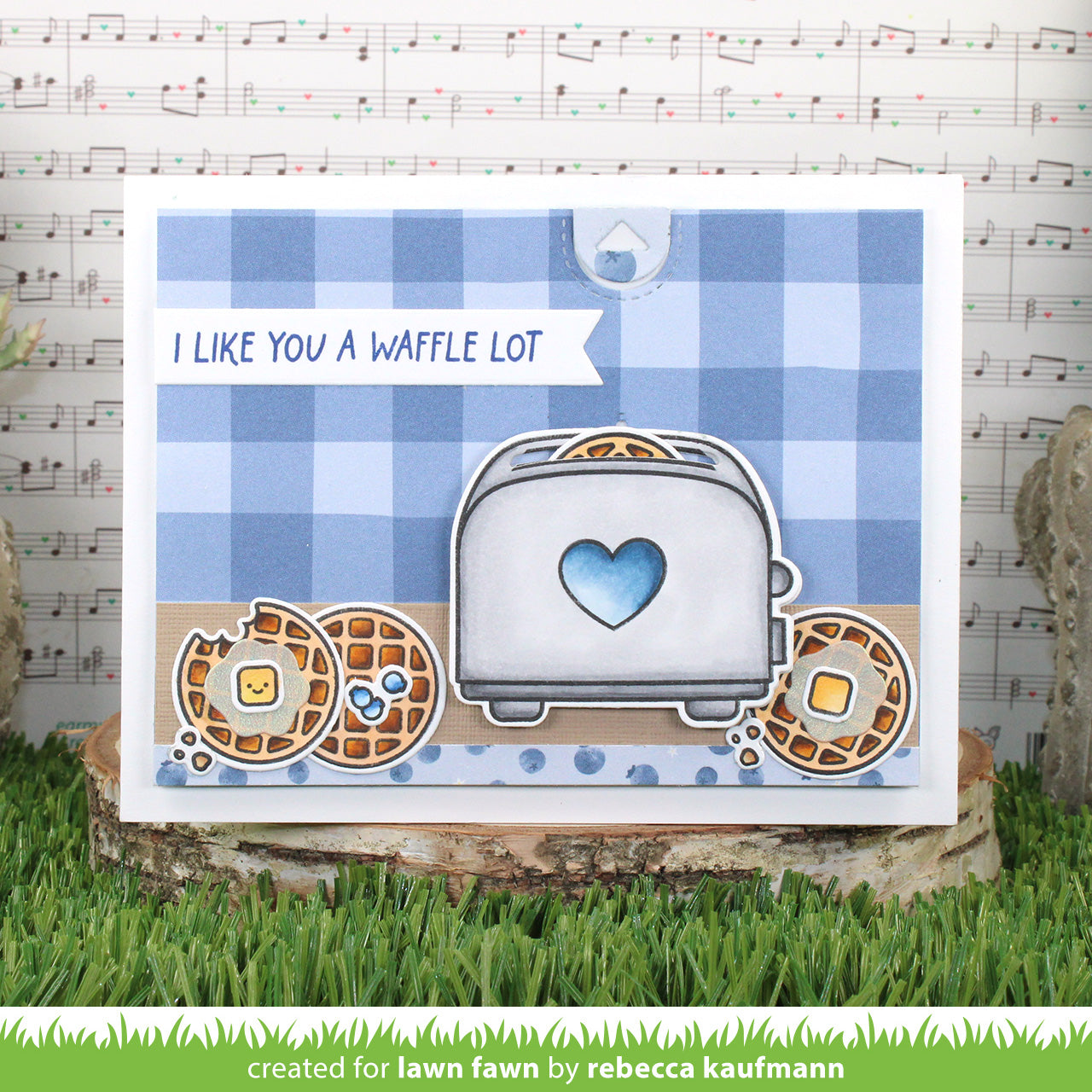 Lawn Fawn - A Waffle Lot