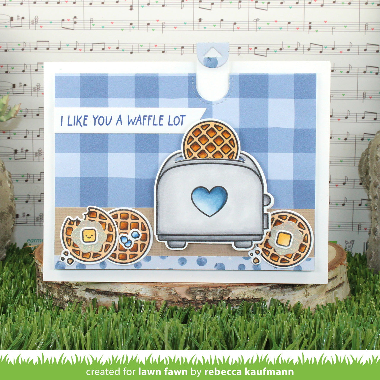 Lawn Fawn - A Waffle Lot