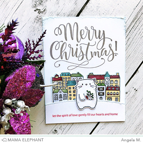 Mama Elephant - Merry Christmas Wishes