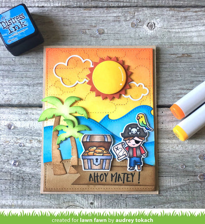 Lawn Fawn - Outside In Stitched Rectangle Stackables