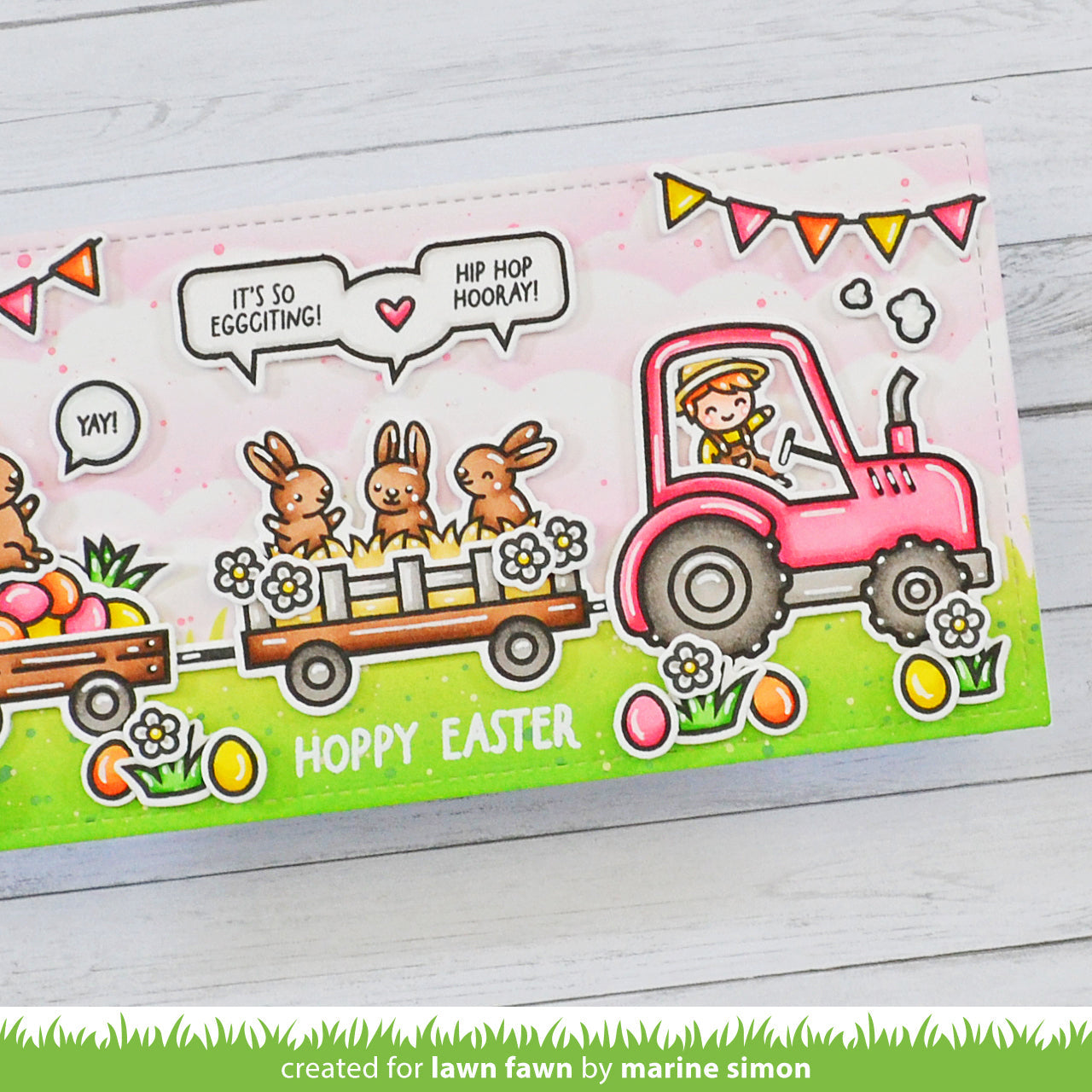 Lawn Fawn - Hay There, Hayrides! Bunny Add-On