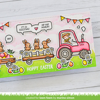 Lawn Fawn - Hay There, Hayrides! Bunny Add-On
