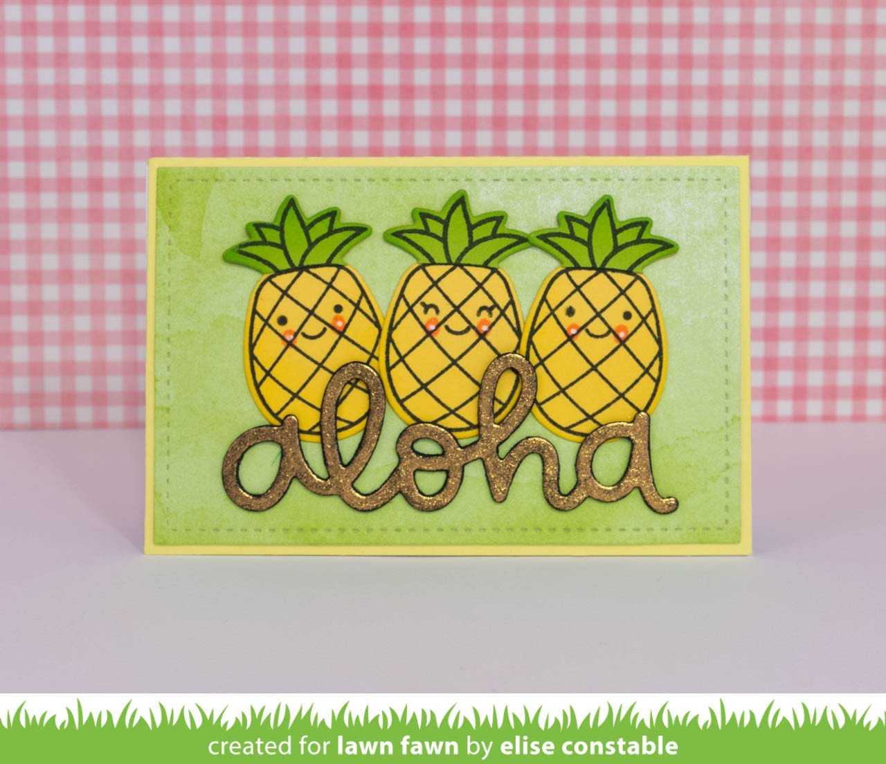 Lawn Fawn - Scripty Aloha