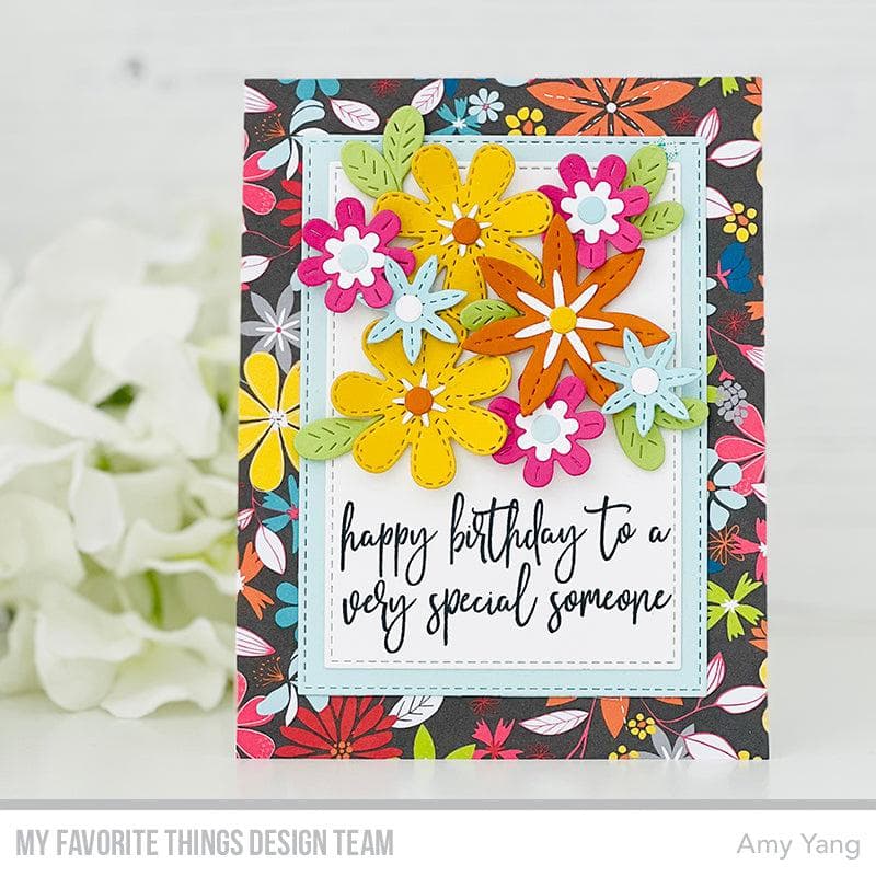 My Favorite Things - DBD Stitched Wildflowers Die-Namics