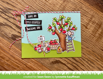 Lawn Fawn - Apple-Solutely Awesome