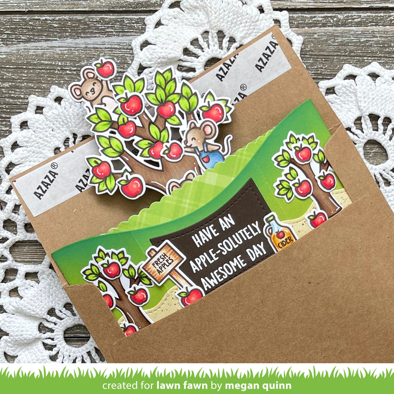 Lawn Fawn - Apple-Solutely Awesome