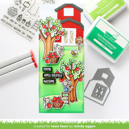 Lawn Fawn - Apple-Solutely Awesome