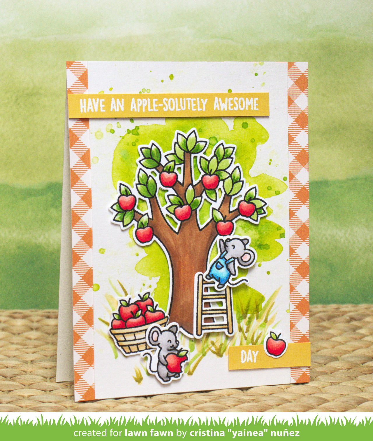 Lawn Fawn - Apple-Solutely Awesome