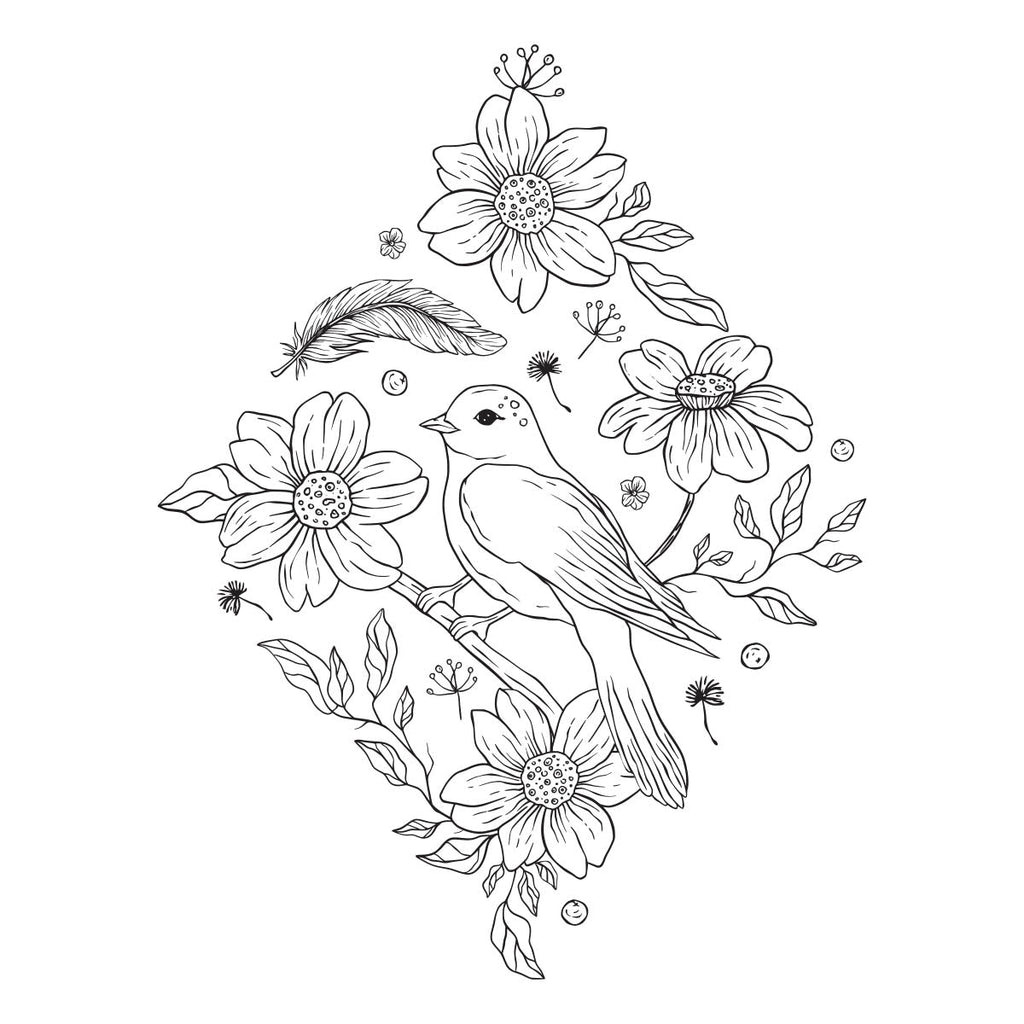 Spellbinders - BetterPress Diamond Aviary Press Plate