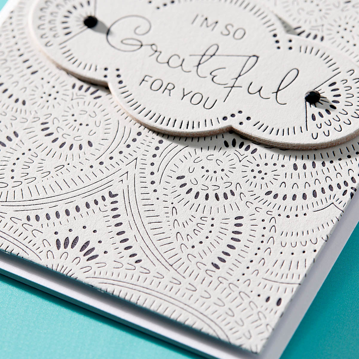 Spellbinders - BetterPress So Grateful For You Press Plate & Die