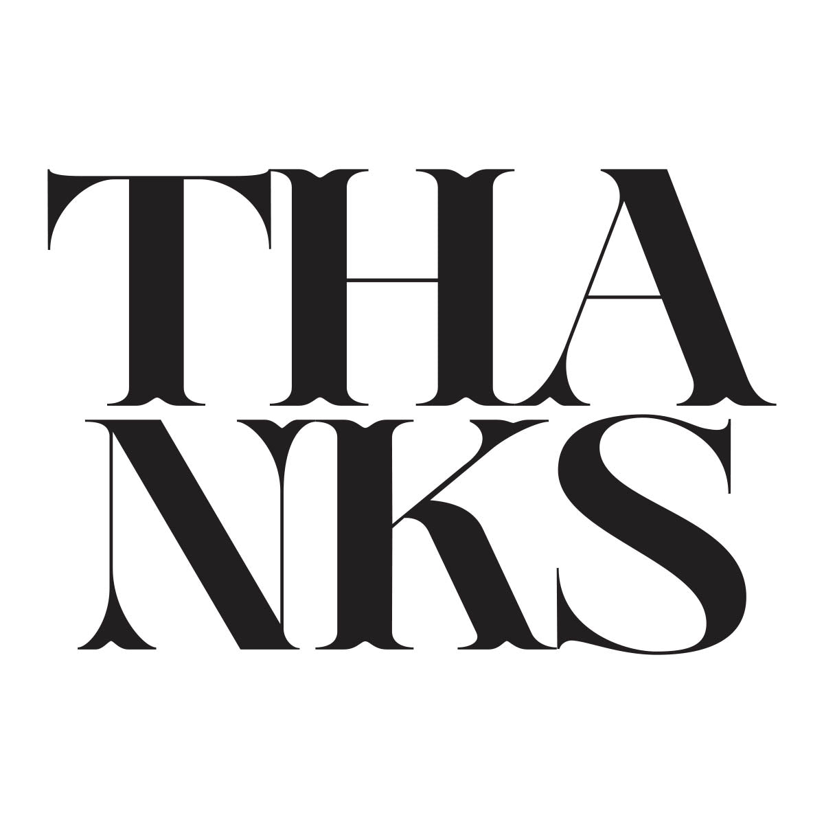 Spellbinders - BetterPress Big Thanks Press Plate