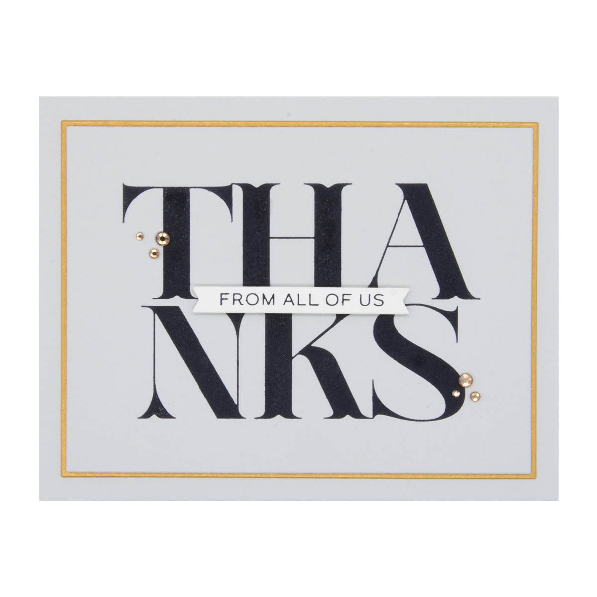 Spellbinders - BetterPress Big Thanks Press Plate