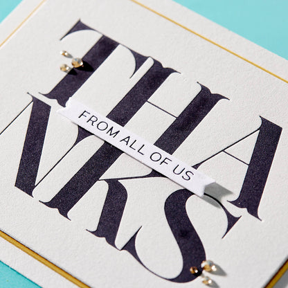 Spellbinders - BetterPress Big Thanks Press Plate