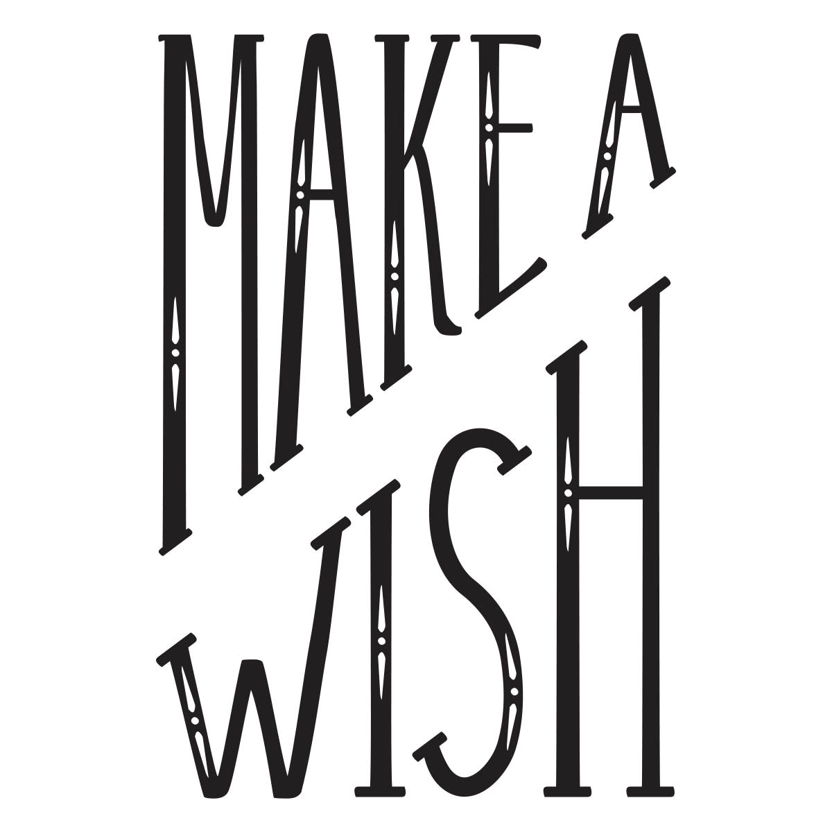 Spellbinders - BetterPress Diagonal Make A Wish Press Plate